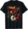 Mexico Flag Mexican Hispanic Siesta Pride Viva Mexico Women T-Shirt