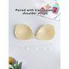 1pc Push Up Lace Invisible Push Up Bra With Transparent Straps For Women Wedding Dresses, Suspenders, Bras