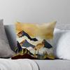 Geometric Landscape Patterns Throw Pillow Cover With Short Plush Print For Living Room Sofa Decoration Cushion Cover