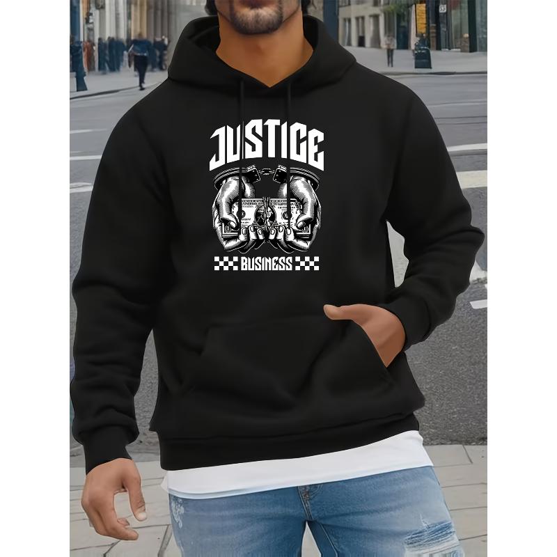 

Warm Men s Pullover Hoodie, Loose Fit, Polyester Casual Hooded Sweatshirt with Drawstring XXL
