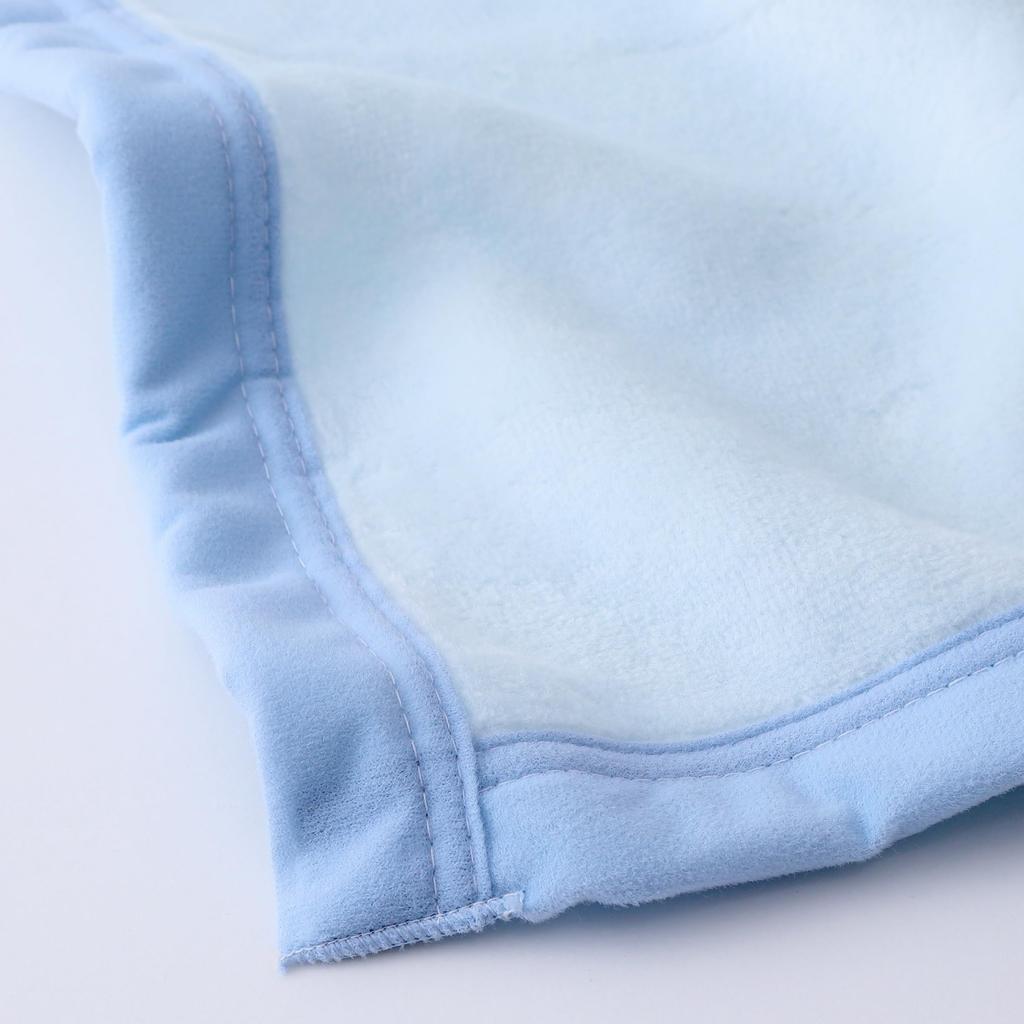 Nishikawa Seven Days Cotton Organic Made in FQ05081004 Blanket, Single, Washable, Pile, 100% Cotton, Cotton, Soft, Japan, Blue,