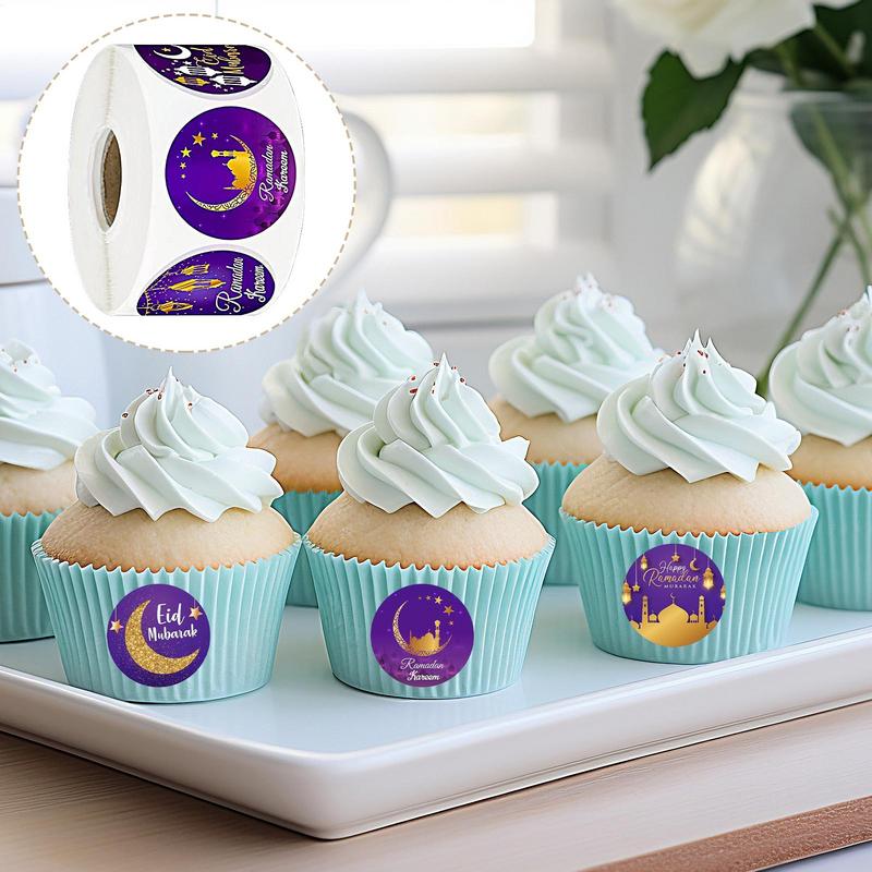 500pcs EID Mubarak Stickers Ramadan Decoration for Home 2025 Ramadan Kareem Islam Muslim Party EID Al Adha Gifts Ramadan Mubarak
