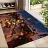 1Pc Elf Shelf Roblox Carpet Rug Soft Washable Antislip Home Living Room Sofa Mats Personalized Christmas Rug