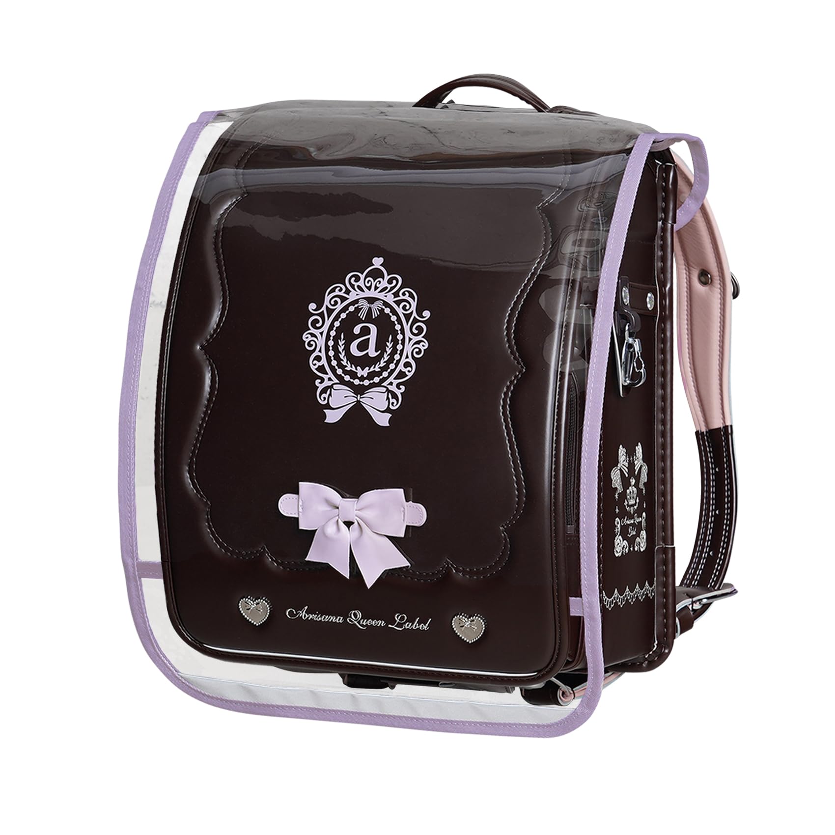 

[Arisana] Schoolbag Cover, Rainproof, Transparent, Girls, Elementary School Students, Kids, Antique Lavender