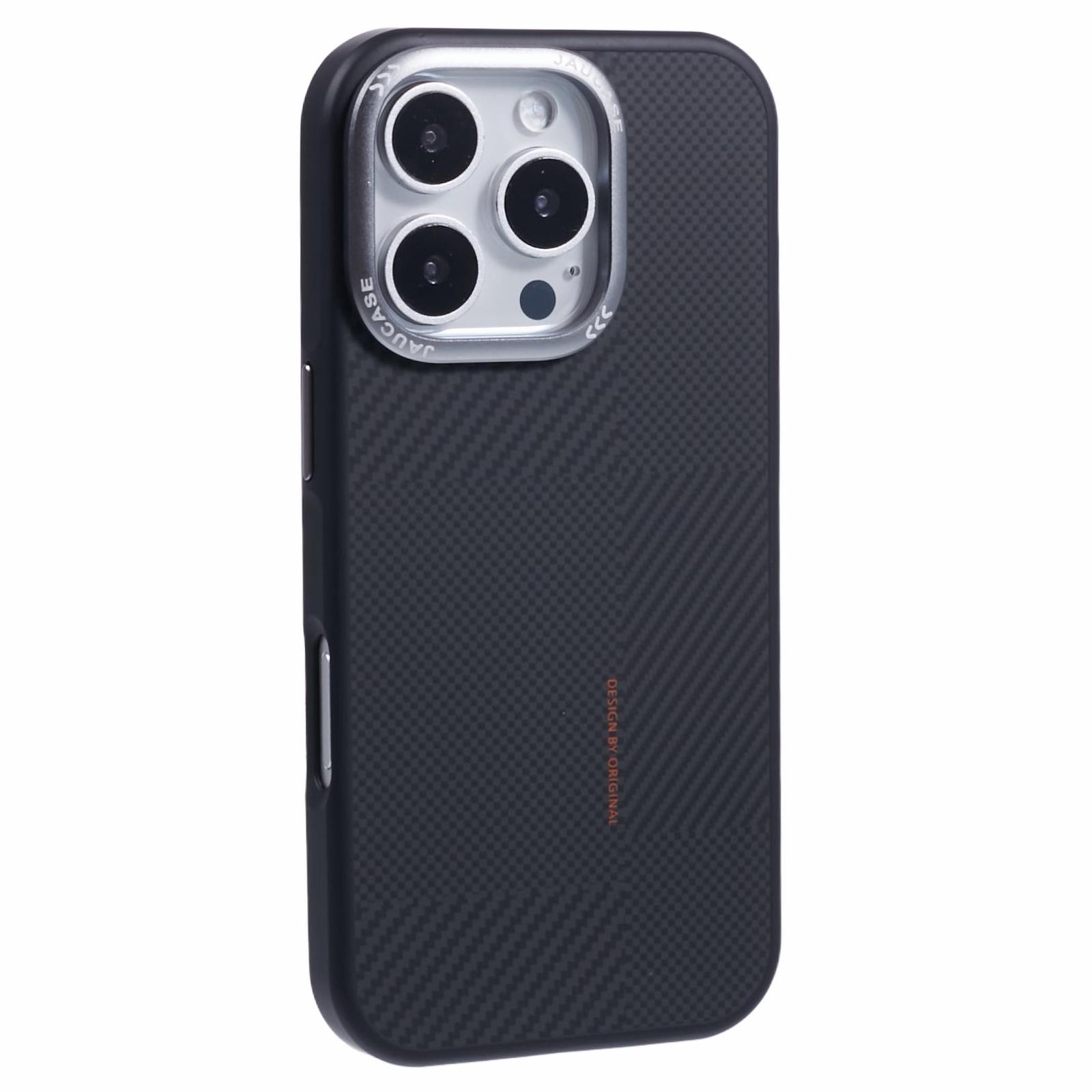 

JAUCASE Чехол для iPhone 16 Pro, ПК+ТПУ, Текстурированный чехол для телефона, Совместим с MagSafe A