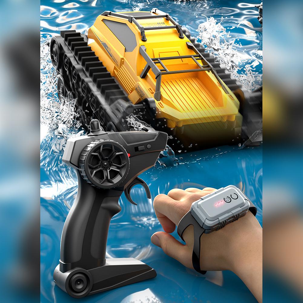 RC Car For Kids 2.4G Remote Control Tracked Climbing Car Electric Armored Vehicle Toys Birthday Gifts For Boys Girls