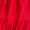 Elegant Green Bohemian V Neck Lantern Sleeve A Line Vestido Holiday Party Dress Sweet Chic Casual Women Fashion Solid
