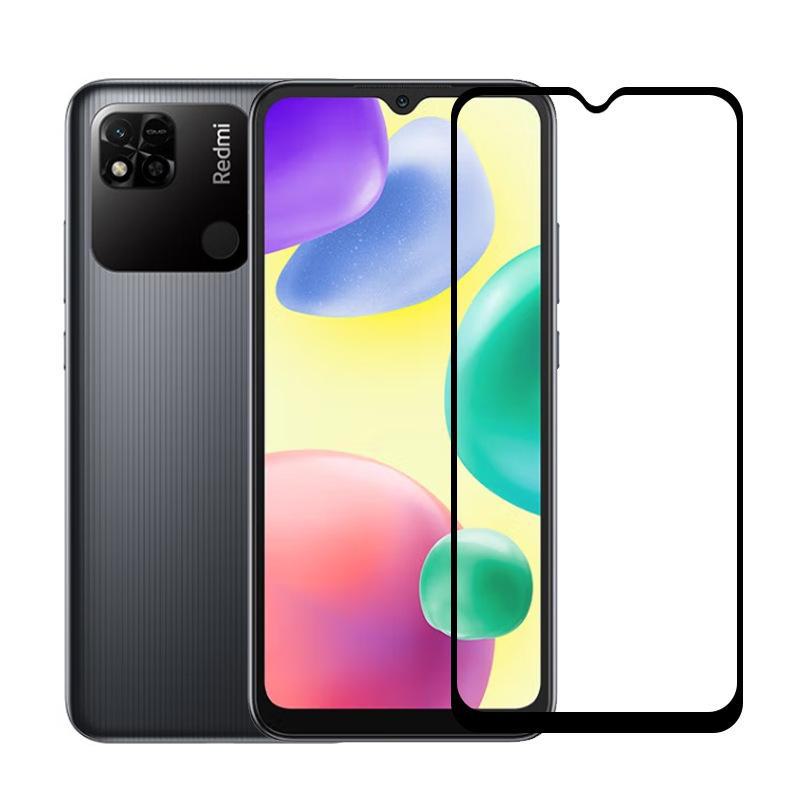 Redmi 10A Full Screen HD Tempered Film with Edge-to-Edge Coverage, Explosion-Proof Protection