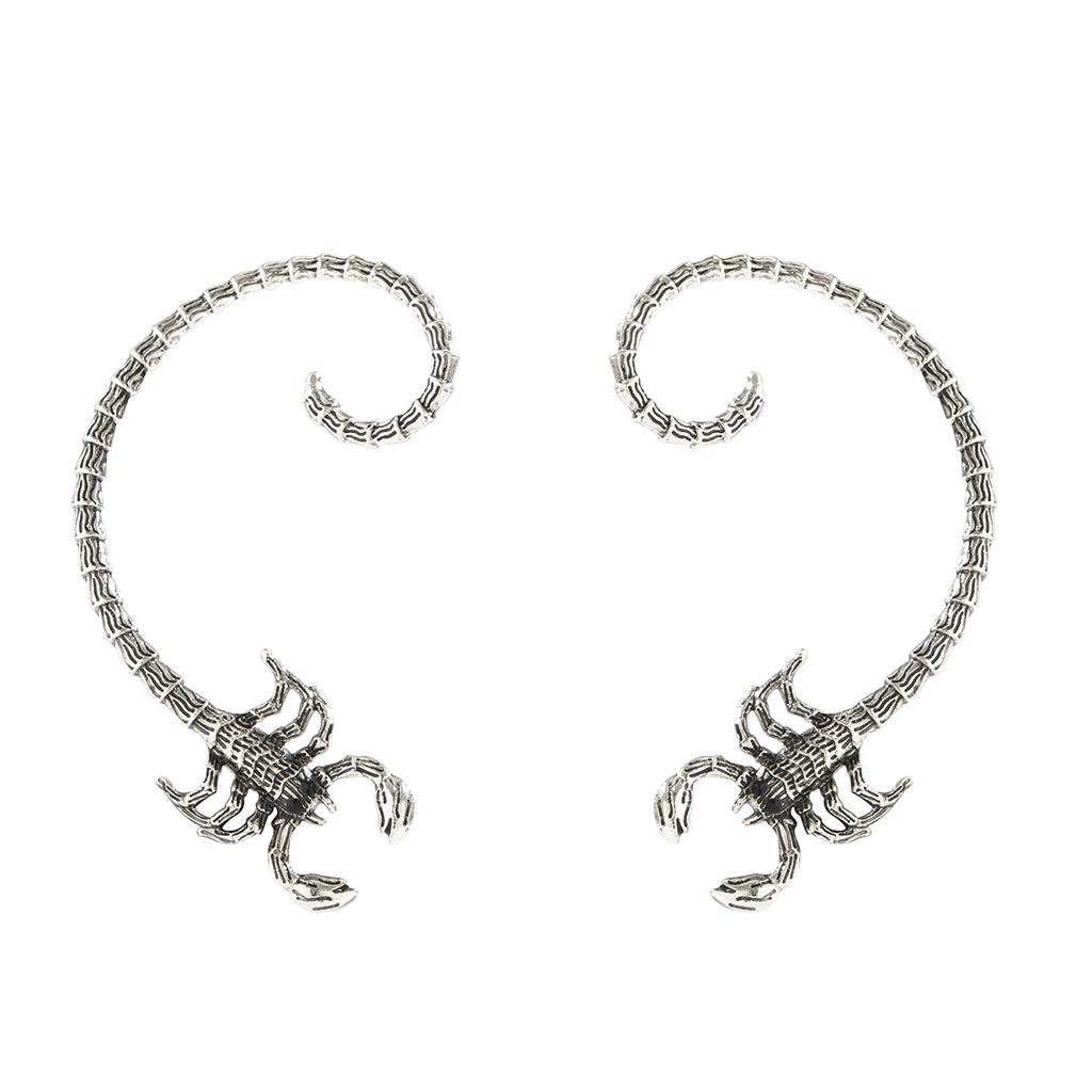 Punk Gothic Dark Scorpion Earrings for Women Vintage Insect Centipede Piercing Earrings Halloween Party Ear Decoration Jewelry