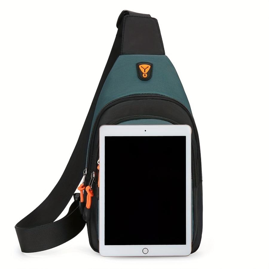 New Fashion Chest Bag Men's Business Leisure Shoulder Bag Multifunctional Outdoor Messenger Bag Men's Sling Bag