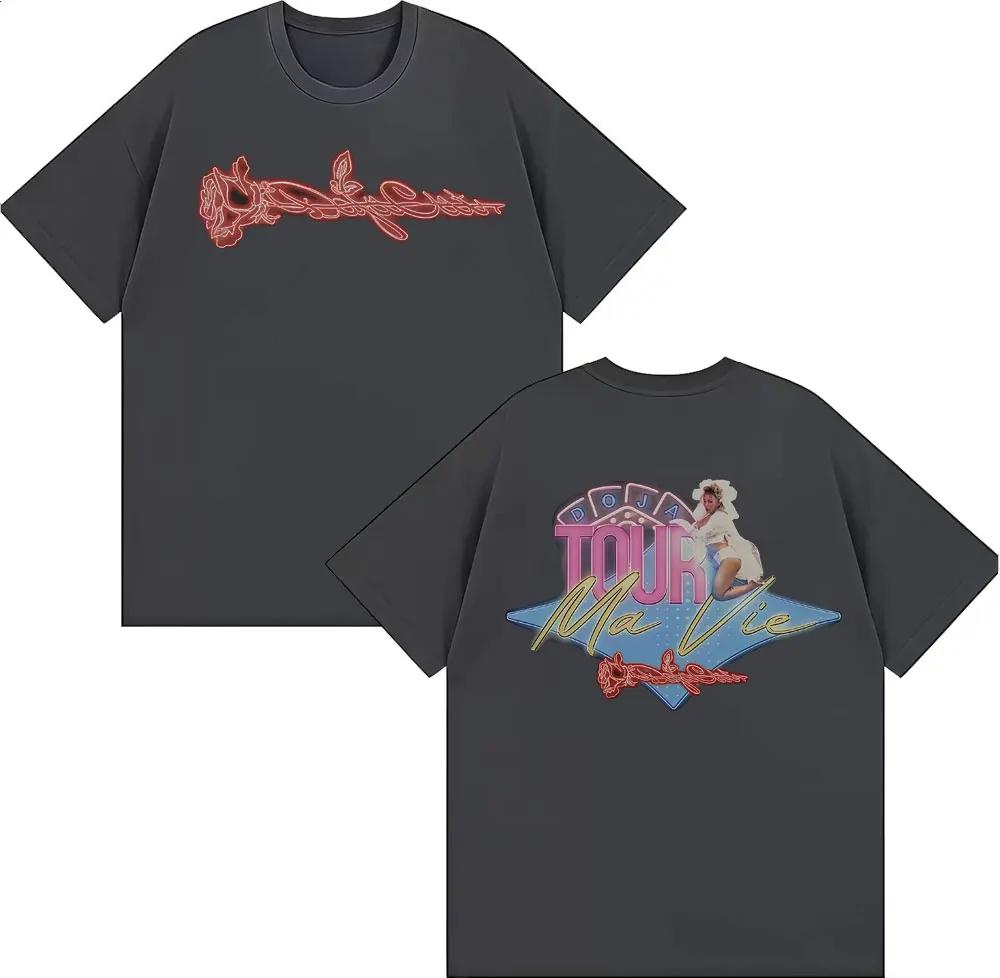 Doja Cat Ma Vie World Tour 2026 Merch Tshirt Unisex Women Clothing Harajuku High Street Tshirts 100 Cotton Short Sleeve T Shirts