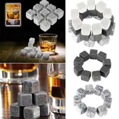 6/9 Peças Reutilizáveis Resfriador de Bebidas Vinho Cubo de Gelo Pedra Resfriadora Ferramenta Barware