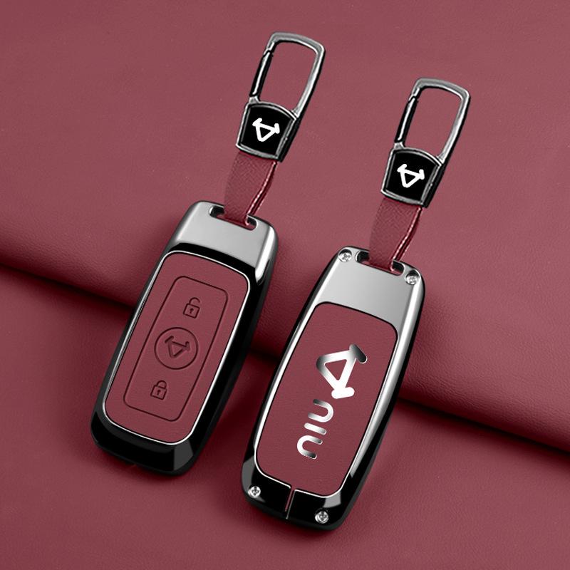 Little Cow Electric Vehicle Key Cover for M1/U1/NQI/U Models - Men's and Women's Remote Control Key Bag with Buckle