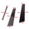 New 6pcs Car Door Window Trim Pillar Posts Gloss Black Decorative Cover For KIA Optima 2011-2015