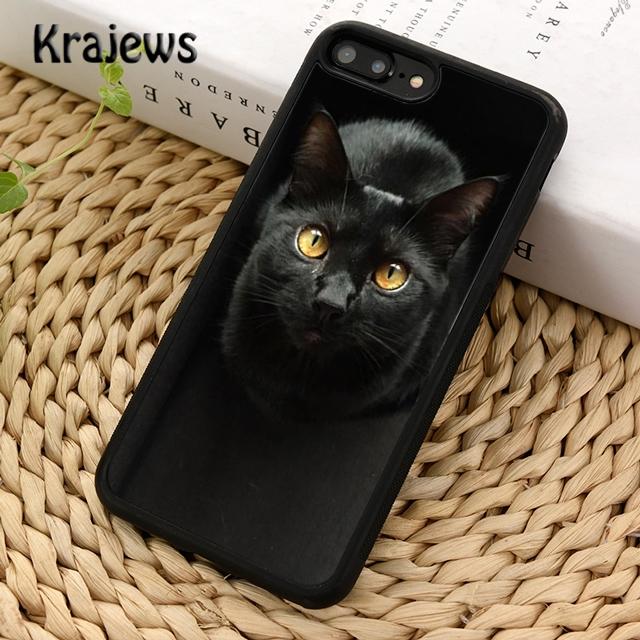 Black Cat Kitten Eye Amazing Animal Phone Case Cover For iPhone 17 Air 16 15 14 plus 12 13 pro max coque Fundas