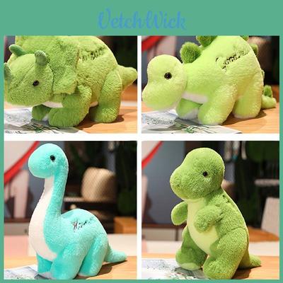 Jurassic Dinosaur Park Plush Toy Green Stegosaurus Triangular Dragon Tyrannosaurus Rex Cartoon Stuffed Animal
