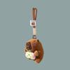 Cute Plush Keychain Small Capybara Pendant Student Bag Pendant Small Gift Boutique