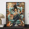 Cats Reading Book DIY Diamond Art Painting Kit with Shiny Resin Diamonds for Adults Relaxing Craft Wall Decor and Handmade Gift Idea Set Decor