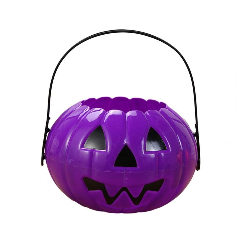 Mini Pumpkin Bucket Mini Pumpkin Handheld Bucket Halloween Pumpkin Candy Buckets  Halloween Party
