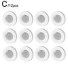 3/12pcs Magnetic Traceless Hooks Remote Control Organizer Storage Holder, Wall Mounting No Hole, Suitable for Back of TV
