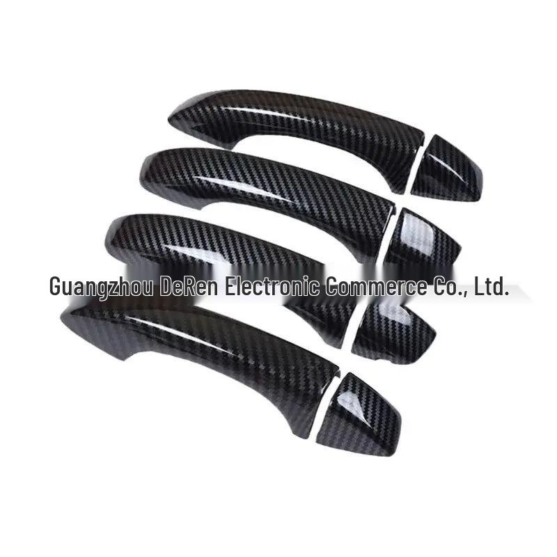 17-22 MG ZS/MG HS Carbon Fiber Texture Car Door Handle Protective Stickers MG ZS 2017-2022