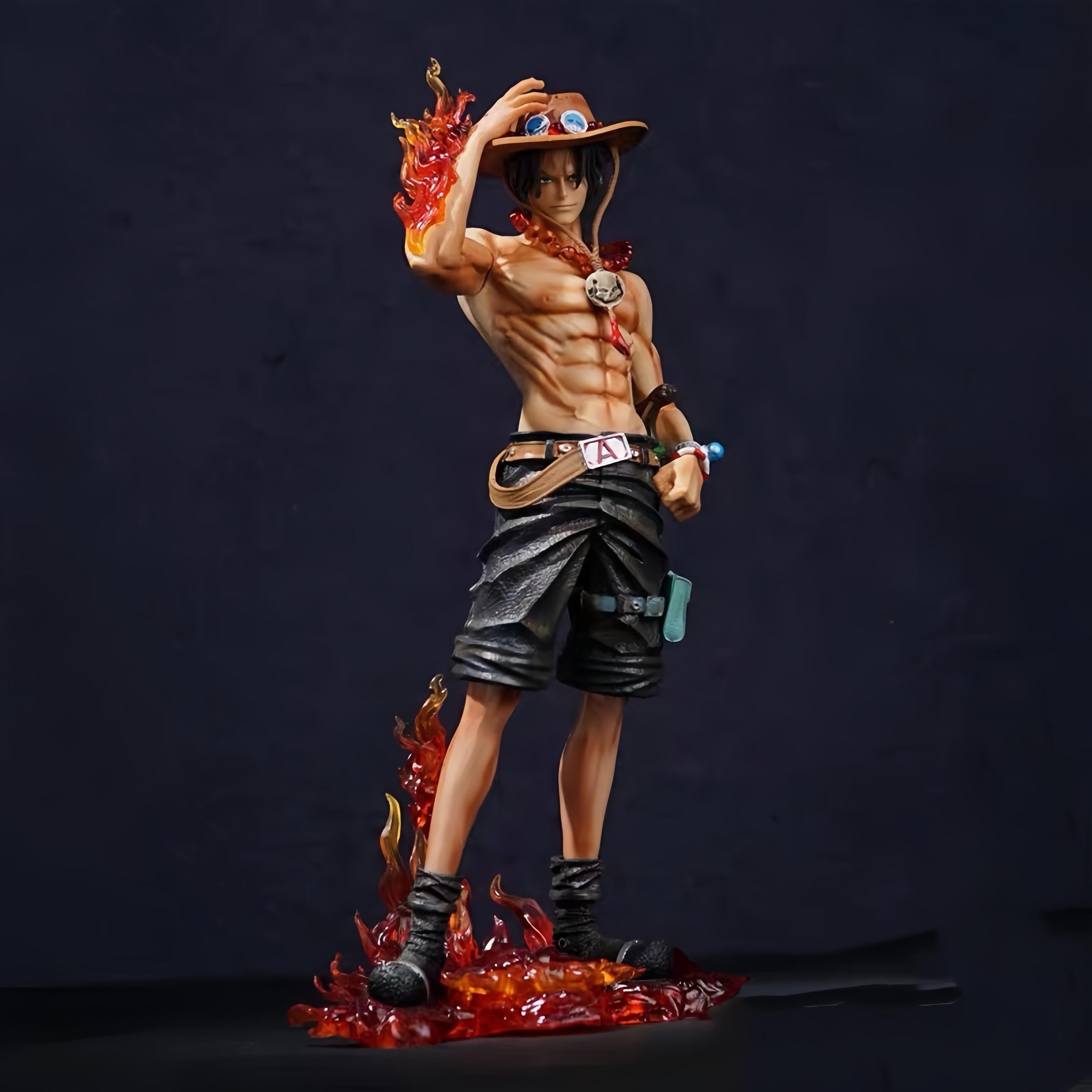 

24,5 см/9,64 дюйма Аниме Фигурка One Piece Фигурки Действия One Piece Статуэтка Аса Коллекционная Игрушка Подарок