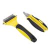 Pet Undercoat Rake Kit Double Sided Stainless Steel Nail Clipper Undercoat Rake for Pets Cats Dogs