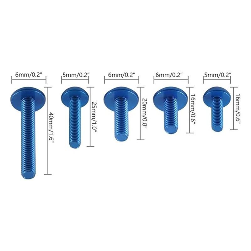 190pcs Screw Set Motorcycle Fairing Screws Kit Accessories Screw For Ducati 899 Zzr1400 KAWASAKI  ZX14R ZZR400 ZX7R ZX9R ZX12R