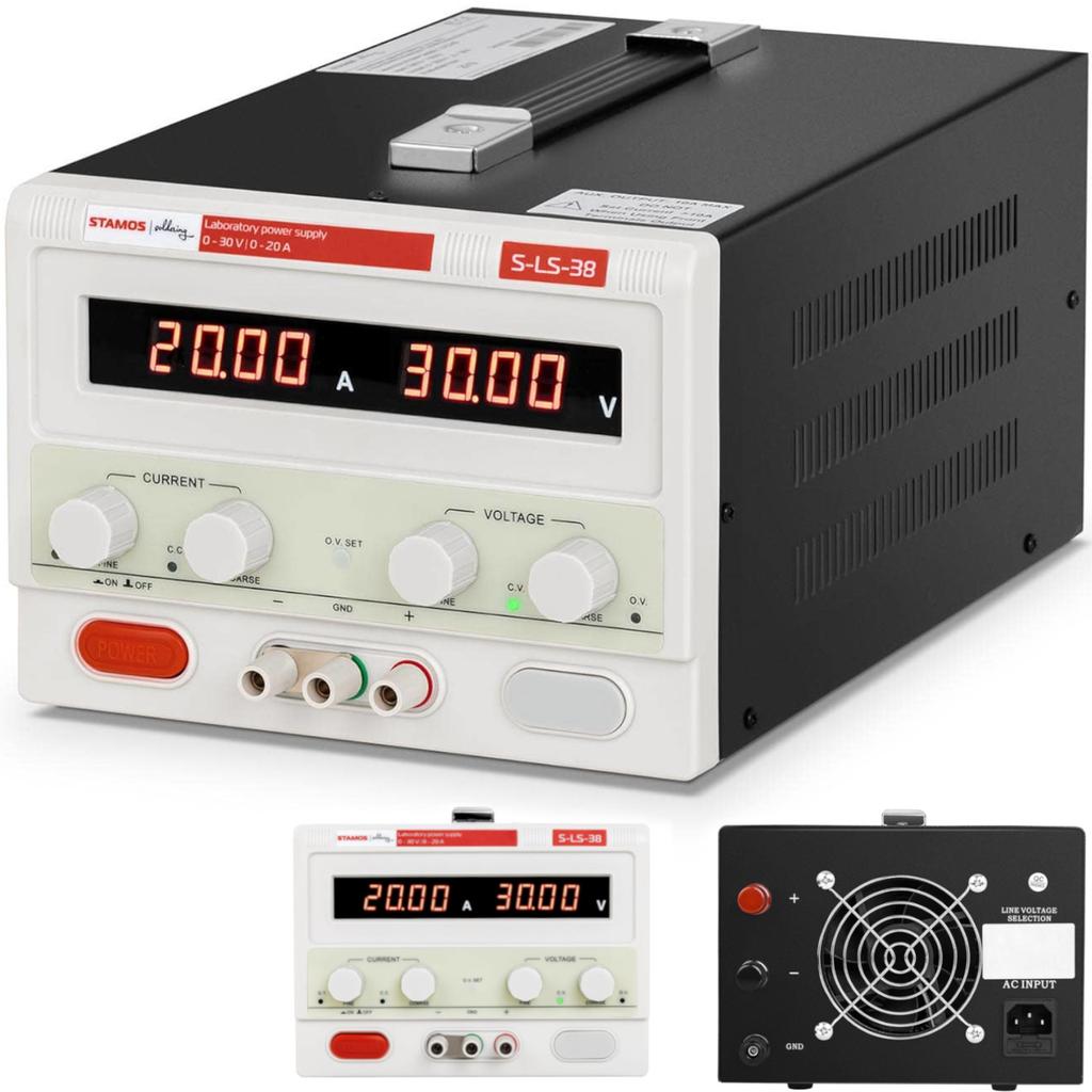 Laboratory Service Power Supply 030 V 020 A DC 600 W