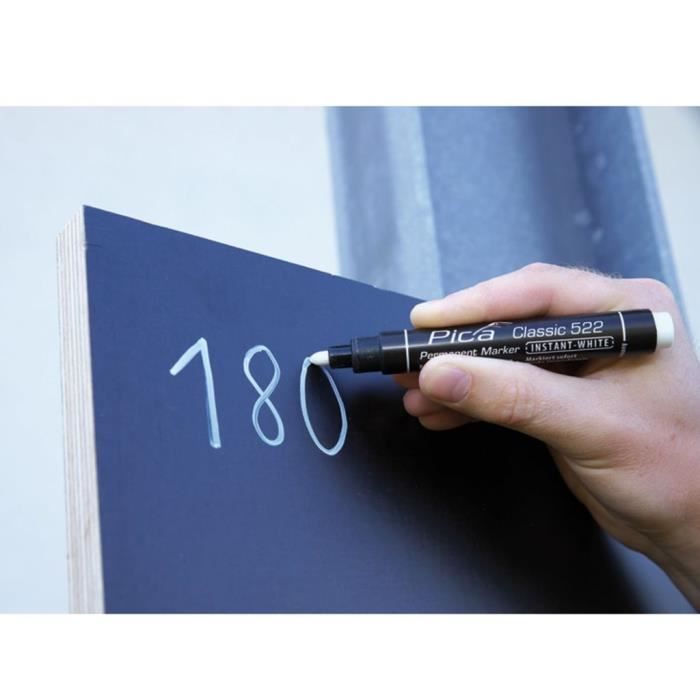 Pica Classic Feutre indélébile Instant-White 1- 4 mm Rond