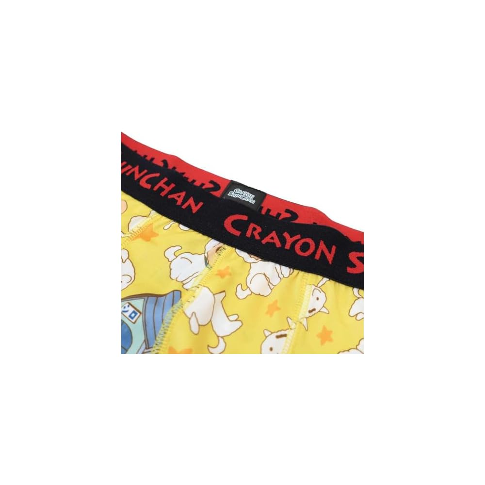 [Small Planet] Crayon Shin-chan [Men's Underwear] Transfer Print Boxer Briefs - Shinnosuke and Shiro's House [Size L]