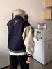Guochao Men's Heavyweight Embroidered Baseball Jacket - Autumn/Winter Versatile High Street Outerwear