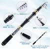 Goture Fishing Set with Casting Rod and Rod Sea Bass Spinning 66 Lures and 32 Telescopic Ultra Waterproof Storage and Japanese Instruction Manual