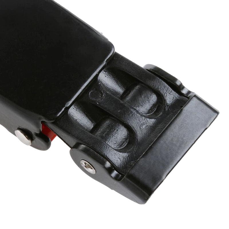 Motorradhelm Schnellverschluss Kinnriemen Schnellverschluss Zugschnalle Schwarz Rot Motorradhelm Schlosssockel 10-teilige Schnalle