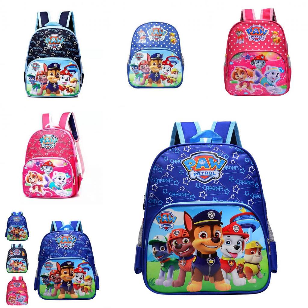 Childrens Cartoon Paw Patrol Pattern Backpack With Breathable Oxford Fabric For School Age Boys And Girls