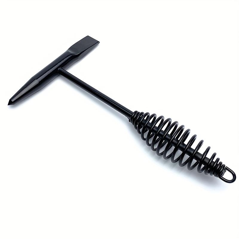 

Professional Welding Chipping Hammer, High-Carbon Steel, Spring Handle Secure Ergonomic Grip, Slag Remover Tool, 1 pc, Black 1pc