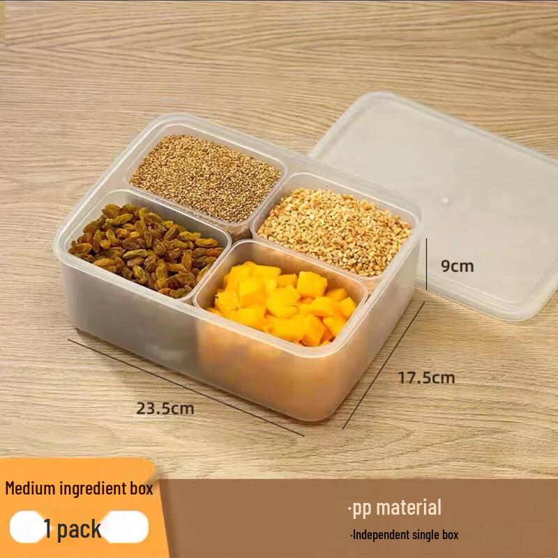 Plastic Food Storage Container with Lid Medium