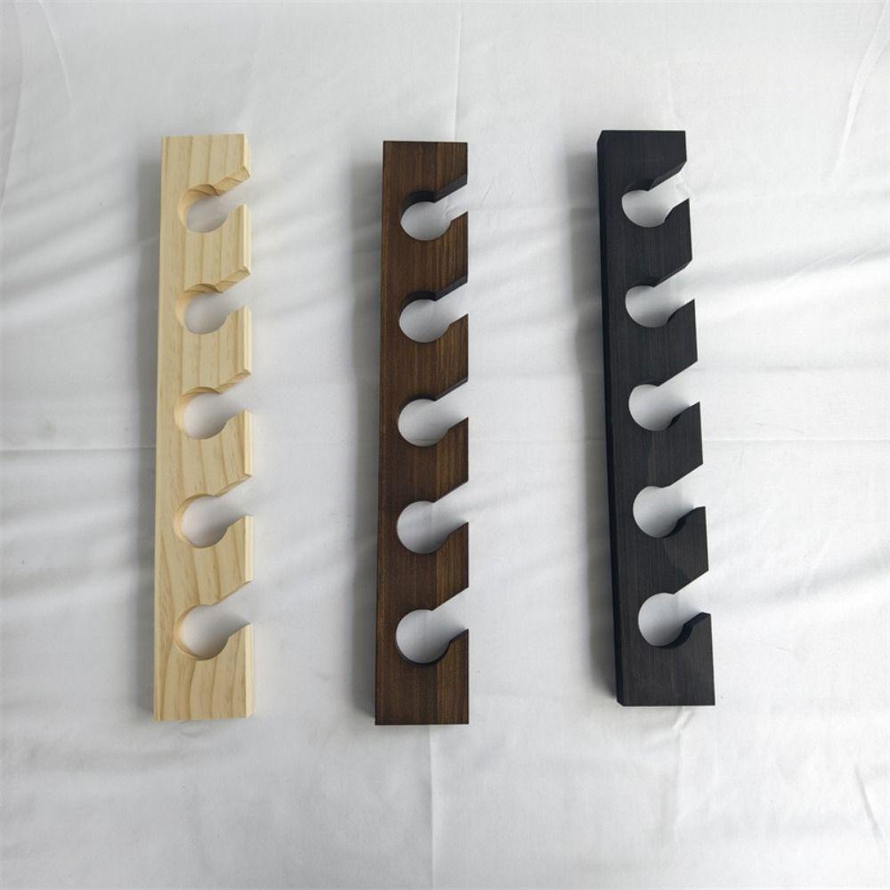Solid Wood Wooden Hat Hanger Space-Saving Wall Mounted Hat Rack Baseball Cap Organizer  Household