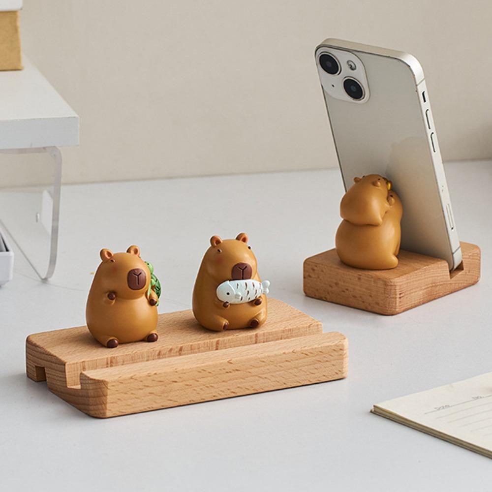 

Support Capybara Phone Holder PVC Doll Capybara Cell Phone Bracket Phone Accessories style 3