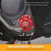 For 2017-2021 Honda CRF250L/Rally Transparent Engine Oil Filter Cover Cap for Honda CRF300L/Rally 2021-2023 CRF250L 2013-2016