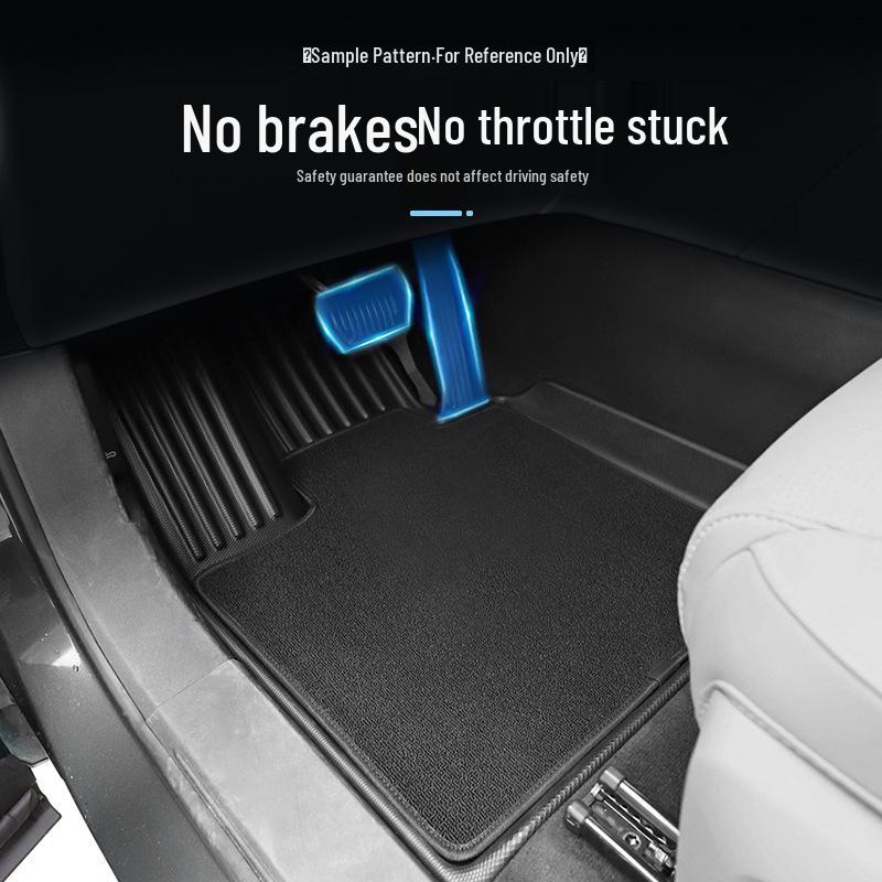 2023 Ideal L8 TPE Waterproof Car Interior Foot Pads - Eco-Friendly, Double-Layered Carpet Modification Supplies.