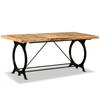 Day and Night - Day and Night Solid Rough Mango Wood Dining Table 180 Cm