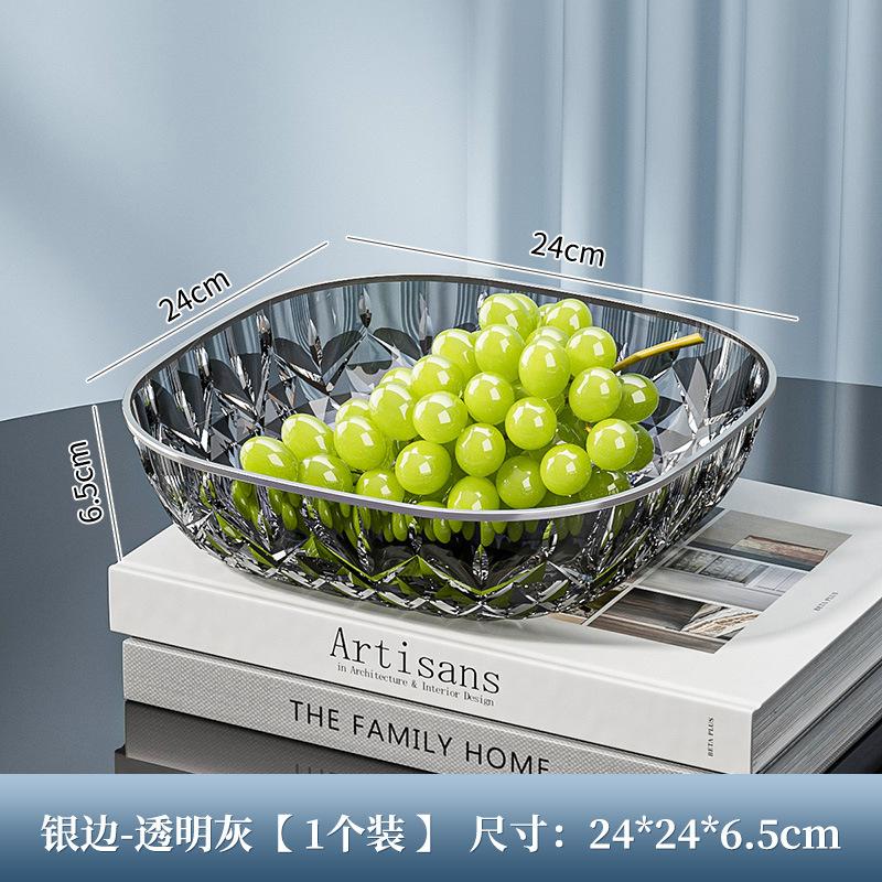 Innenseite Licht Luxus Obstteller Haustier Transparent Wind Tee Mehrere Speiseteller Blume Obstkorb Ktv Obstteller