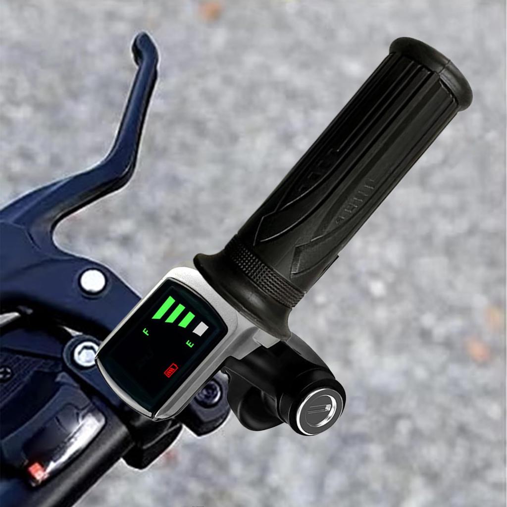 Electric Throttle Handle - Scooter Twist Grip, Motorcycle Speed Control | ABS Rubber Metal