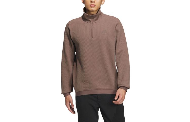 Adidas Jackets Men s Stratum Dark Earthy Brown Stand Collar Moderate Other IZ1590 L