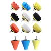 14pcs Car Polishing Kit Buffing Pad 1/3''/6mm Wheel Polishing Cone Car Body Wheels Body Wheel Care Tools Car Cleaning Tools J19