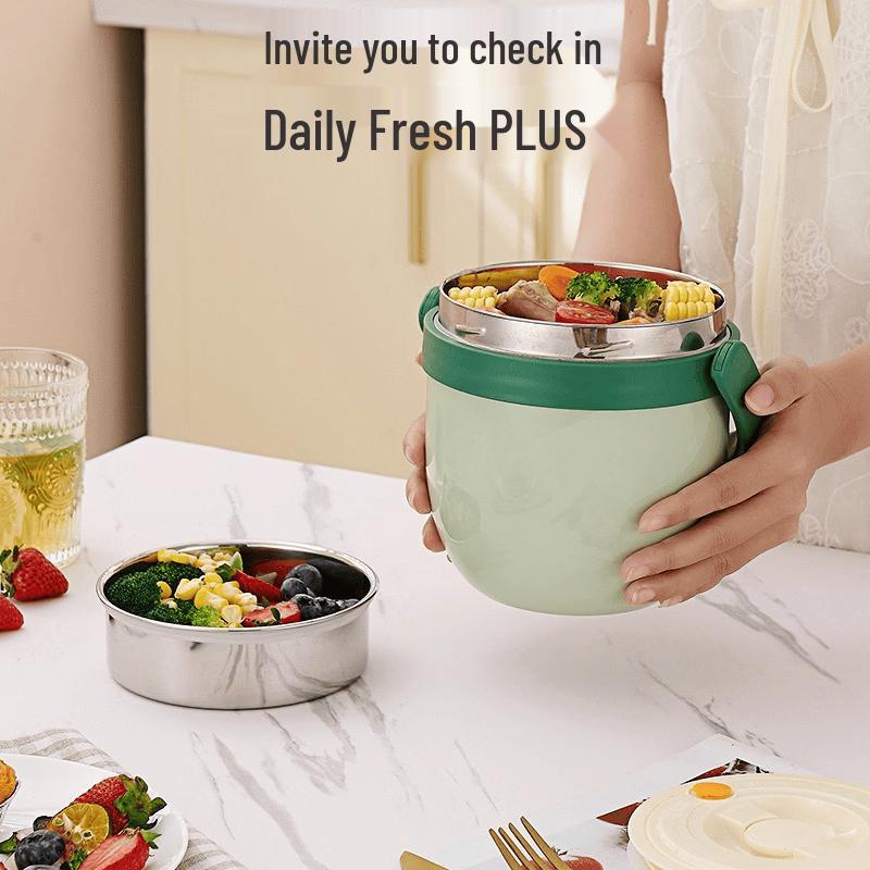 RuHan Vacuum Insulated Stainless Steel Lunch Box