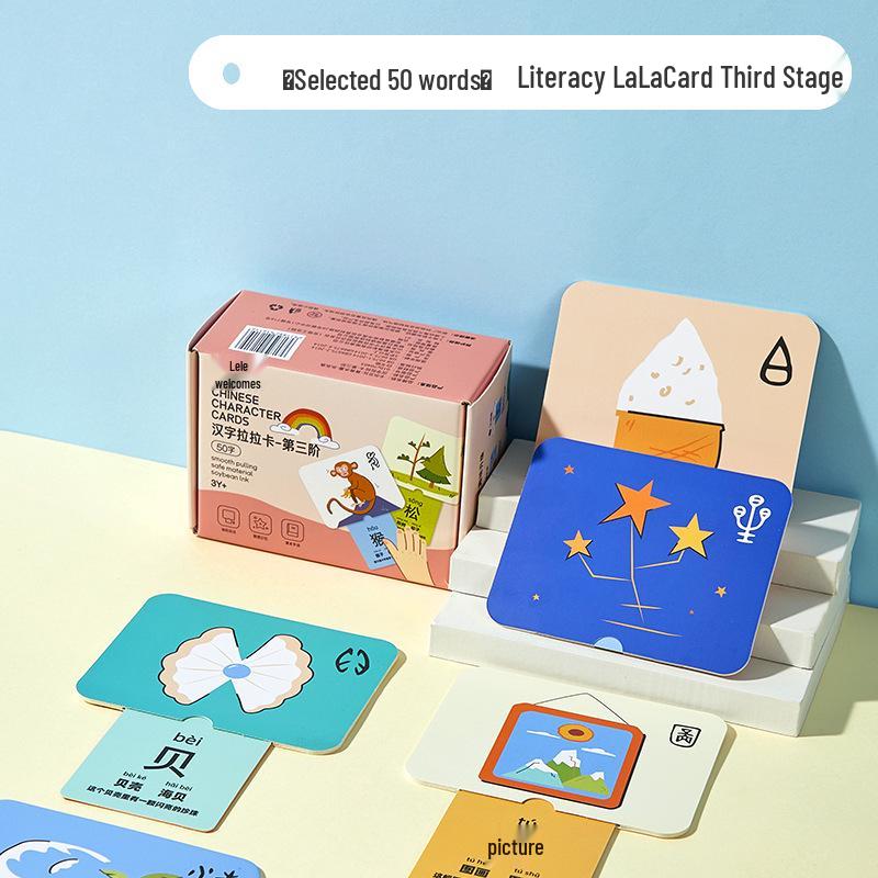 Lalaka Cognitive Cards: Early Education for Toddlers - Learn Characters with Pictures and Oracle Bone Script No Specification