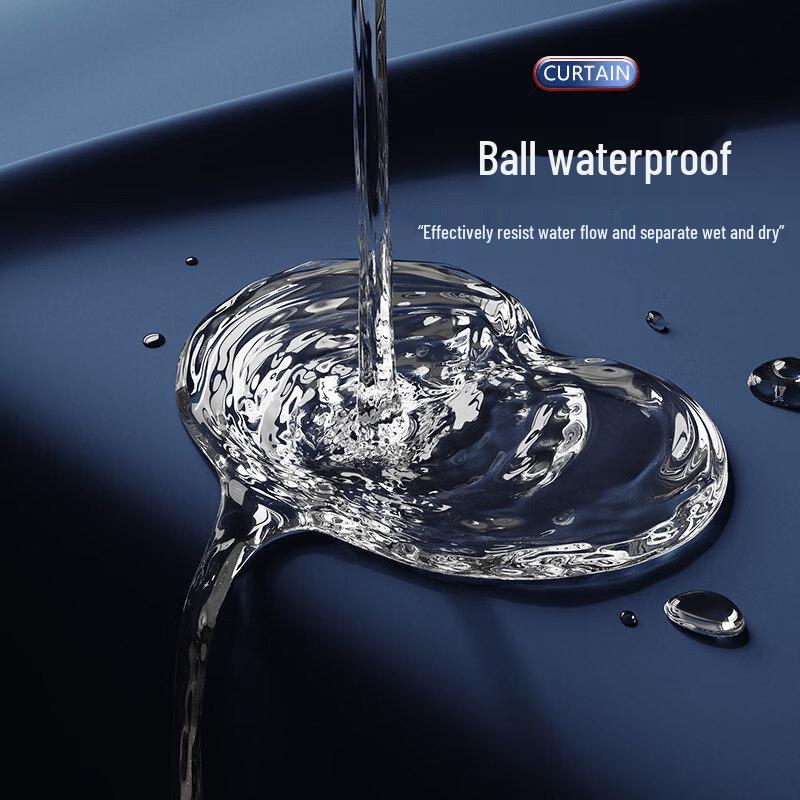 LIEI Thickened Waterproof PEVA Shower Curtain