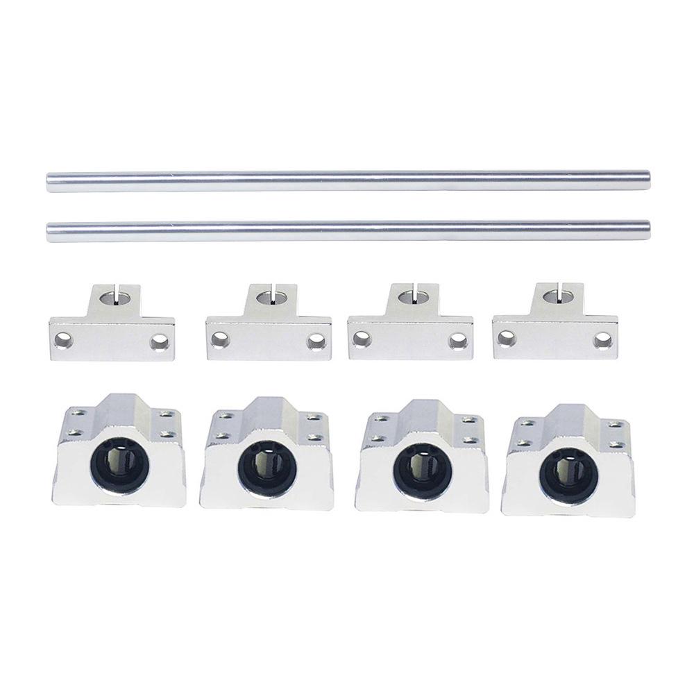 CNC Geradliniges zylindrisches 8mm Wellenführungsschienen-Gleitstück-Set für Tischschieber von Holzbearbeitungstischen